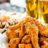 炸鸡啤酒饮品